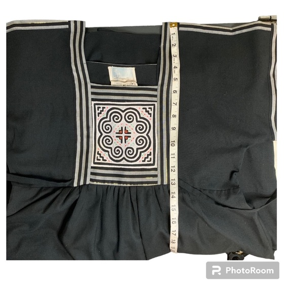 Vintage Square Neck Tie Side Boho Dress​​ - Picture 13 of 15